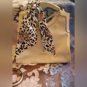 Ellen Tracy Cream colored purse